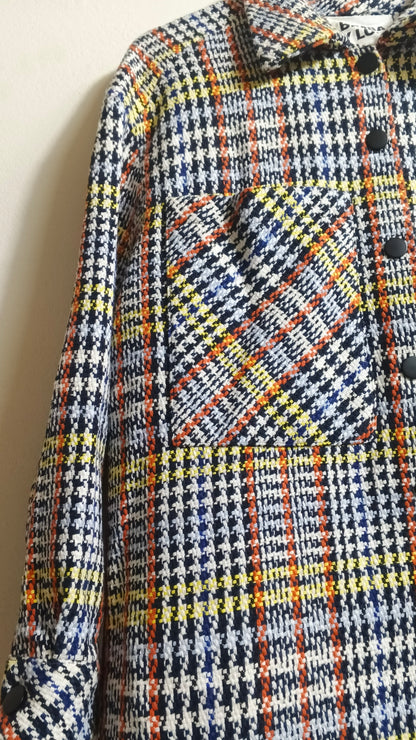 Vibrant multi-color plaid pattern (04)