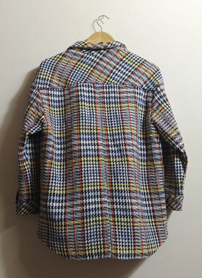 Vibrant multi-color plaid pattern (04)