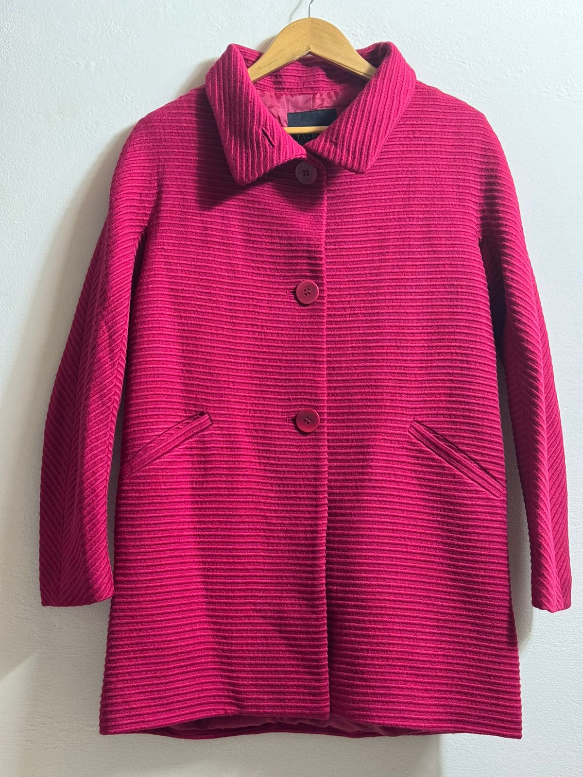 Talbots Raspberry Coat (07)